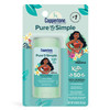 Coppertone Pure and Simple Kids Exclusive Disney Moana Sunscreen Stick SPF 50, Hypoallergenic, Mineral Sunscreen for Kids, Water Resistant, Oxybenzone and Octinoxate Free, 0.49 Oz Stick