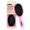 Dry & Wet Brush, Detangler, Dual-Length Flexible Synthetic Bristle Brush, Prevents Hair Breakage, For All Hair Types, For Women, Men and Kids - Pink