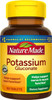 Nature Made Potassium Gluconate 550 mg, Dietary Supplement for Heart Health Support, 100 Tablets, 100 Day Supply