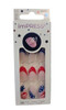 Kiss imPRESS Patriotic Press On Nails Forever Fling Medium Almond Red White Blue