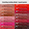 Revlon ColorStay Limitless Matte Liquid Lipstick, Vegan Formula, No-Budge, Longwear Lip Color, Long Lasting, Lightweight/Comfortable, Waterproof, 006 Manifest, 0.17 fl oz