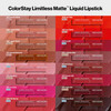 Revlon ColorStay Limitless Matte Liquid Lipstick, Vegan Formula, No-Budge, Longwear Lip Color, Long Lasting, Lightweight/Comfortable, Waterproof, 008 Stir Me Up, 0.17 fl oz