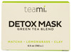 Teami Detox Face Mask for Hydraiting, Moisturizing & Purifying, Blackhead Remover Green Tea Deep Cleanse Mask reduces Acne & oil, Pore Minimizer Clay Mask for All Skin Types 3.5 OZ