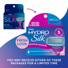 Schick Hydro Silk Moisture Razor Blade Refills, 4 Count | 5-Blade Moisturizing Razors for Women | Womens Moisturizing Razor Refills