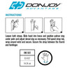 DonJoy Advantage DA161WB02-BLK-R Stabilizing Speed-Wrap Wrist Brace for Carpal Tunnel, Sprains, Strains, Tendonitis, Instabilities, Palm/Dorsal Stays