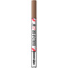 Maybelline Build-A-Brow 2-in-1 Brow Pen and Sealing Eyebrow Gel, Eyebrow Makeup for Real-Looking, Fuller Brows, Soft Brown, 1 Count