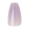 KISS Gel Fantasy, Press On Nails, Nail glue included, 'Quince Jelly', Purple, Medium Size, Coffin Shape, Includes 28 Nails, 2g glue, 1 Manicure Stick, 1 Mini File