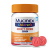 Mucinex Children's Mighty Chews Kids Cough Medicine, Easy to Dose Cough Suppressant for Kids with Dextromethorphan, Kids Travel Medicine for Cough, Mixed Berry Flavor, 16 Medicated Chewable Tablets