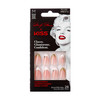 Marilyn Monroe x KISS Limited Edition Glue-On Nails, 28 Fake Nails, Gel Nail Glue Net Wt. 2g (0.07 Oz.), Mini Nail File, Wooden Manicure Stick
