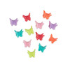 Scunci Butterfly Mini Jaw Clips – Bright Neon Assorted Colors, 12-Pack – Small Claw Hair Clips for Women & Girls – Secure Hold Decorative Hair Accessories