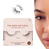 KISS The New Natural False Eyelashes Single Pack, 12 mm, Natural Volume, Easy to Apply, Reusable Fake Lashes, Cruelty Free, Includes 1 Pair Half Lashes - Style 'Freckles'