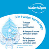 WaterWipes Sensitive+ Newborn & Baby Wipes, 3-In-1 Cleans, Cares, Protects, 99.9% Water, Unscented & Hypoallergenic, 60 Count