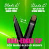NYX PROFESSIONAL MAKEUP Blade & Shade Brow Pencil, Nano Mechanical Eyebrow Pencil, Up to 16HR Make Up Wear - Chocolate