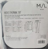 West Loop Men's Thermal Set, Black, M/L, Medium-Large