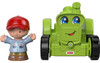 Fisher-Price Little People Toddler Toy Helpful Harvester Tractor, Farm Vehicle & Figure Set for Preschool Pretend Play Kids Ages 1+ Years