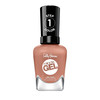 Sally Hansen Miracle Gel Salon Quality Nail Polish | Gel-Like Formula, Two-Step System, No UV Light Needed, Long Lasting | Opaque, Crème | 190 Road Less Traveled | Warm Beige Nail Polish