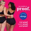 Proof. by Always Brief, Super Heavy Absorbency Period Underwear for Women - Holds up to 7 Regular Tampons - Washable Leakproof Period Panties - S, Black, Small