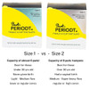 Best Periodt Menstrual Cup - High Capacity Soft Period Cup for Heavy Flow - 12 Hour Leak Free - Comfy & Easy to Use - Comes with Yellow Menstrual Cup Case - USA Made (Size 2)