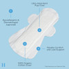 The Honey Pot Company - Pads for Women - Non-Herbal Super Pads w/Wings - Organic Pads for Women - Cotton Cover, & Ultra-Absorbent Pulp Core - Sanitary Pads - Feminine Care - FSA Eligible - 16 ct
