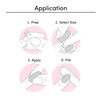 Dashing Diva Gloss Nail Strips - Deer Diary | UV Free, Chip Resistant, Long Lasting Gel Nail Stickers | Contains 32 Nail Wraps, 1 Prep Pad, 1 Nail File