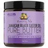 Sunny Isle Lavender Jamaican Black Castor Oil Pure Butter 4oz | Stimulates Hair Growth | Effective Moisturizer Hair & Skin | All Types & Textures