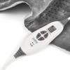 Pure Enrichment Extra-Extra Wide Electric Heating Pad Grey