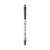 BIC Ecolutions Clic Stic Retractable Ballpoint Pens, Medium Point, Black Ink, 10/Pack (CSEM10-BLK)