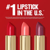 Revlon Lipstick, Super Lustrous Lipstick, Creamy Formula For Soft, Fuller-Looking Lips, Moisturized Feel, 535 Rum Raisin, 0.15 oz