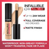 L'Oreal Paris Makeup Infallible Full Wear Waterproof Matte Concealer, Full Coverage, Toffee, 0.33 fl. oz.