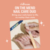 Chillhouse 2-in-1 Manicure Kit for Women & Men - Includes Crystal Nail File for Prepping, Buffing & Shaping & On The Mend Nail Oil Hydrates & Nourishes Nail Beds - On-the-Go Nail Care Kit