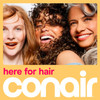 Conair Instant Heat Curling Iron Brush, 3/4-Inch Hot Brush for Short Hair, 25 Heat Settings, Nylon Bristles, Dual Voltage & Auto-Off, Black/Silver, BC84GNR