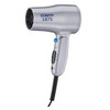 Conair Compact Hair Dryer, Travel Blow Dryer Folding Hair Dryers for Women, 1875W Travel Hair Dryer, Lightweight Hairdryer, Dual Voltage Hair Dryer for World Travel, 2 Heat/2 Speed, Cool Shot, Grey
