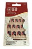 KISS Luxury Nail Kit Medium Length 24 Nails 3D Accents Handcrafted LJD01 53855