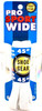 Shoe Gear Pro Sport Wide Laces, 45"l x 0.4"w, White, 1 Pair, Stays Tied!