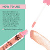 KimChiChic Beauty Gloss Over Gloss, Shimmery Micro-Sparkle Lip Gloss To Wear Alone Or Over Lipstick, Fragrance-Free Luscious Lip Balm, Mauve With Red Undertones, 04 Nectar, 0.35ml