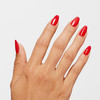 OPI Infinite Shine Cajun Shrimp | Opaque Bright Coral Red Crème Long Wear Gel Like Nail Polish | Vegan, Long Lasting, Streak Free