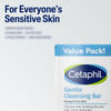 Cetaphil Gentle Cleansing Face and Body Bar, 4.5 oz Bar (Pack of 6), Nourishing Cleanser Bar For Dry, Sensitive Skin, Non-Comedogenic, (Packaging May Vary)