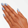 OPI Nail Lacquer Check Out the Old Geysirs | Opaque Soft Blue Pearl Chip Resistant Nail Polish | Iceland Collection