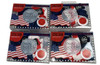 4-Pack invisibobble Sprunchie, Americana Patriotic Red, White, & Blue Edition
