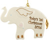 Lenox 2016 Baby's First Christmas Ornament