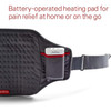 Sunbeam Cordless Rechargeable Heating Pad, Portable 9.5" x 12", Machine-Washable, Pain Relief for Back, Shoulder, Neck, and Period Cramp Pain Relief