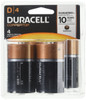 Duracell Coppertop D Batteries - 4 ct