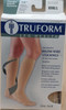 Truform 8808BL-3L Anti-Embolism Closed Toe 18 mmHg Knee High Support Stockings - Size- 3X-Large, Color- Black