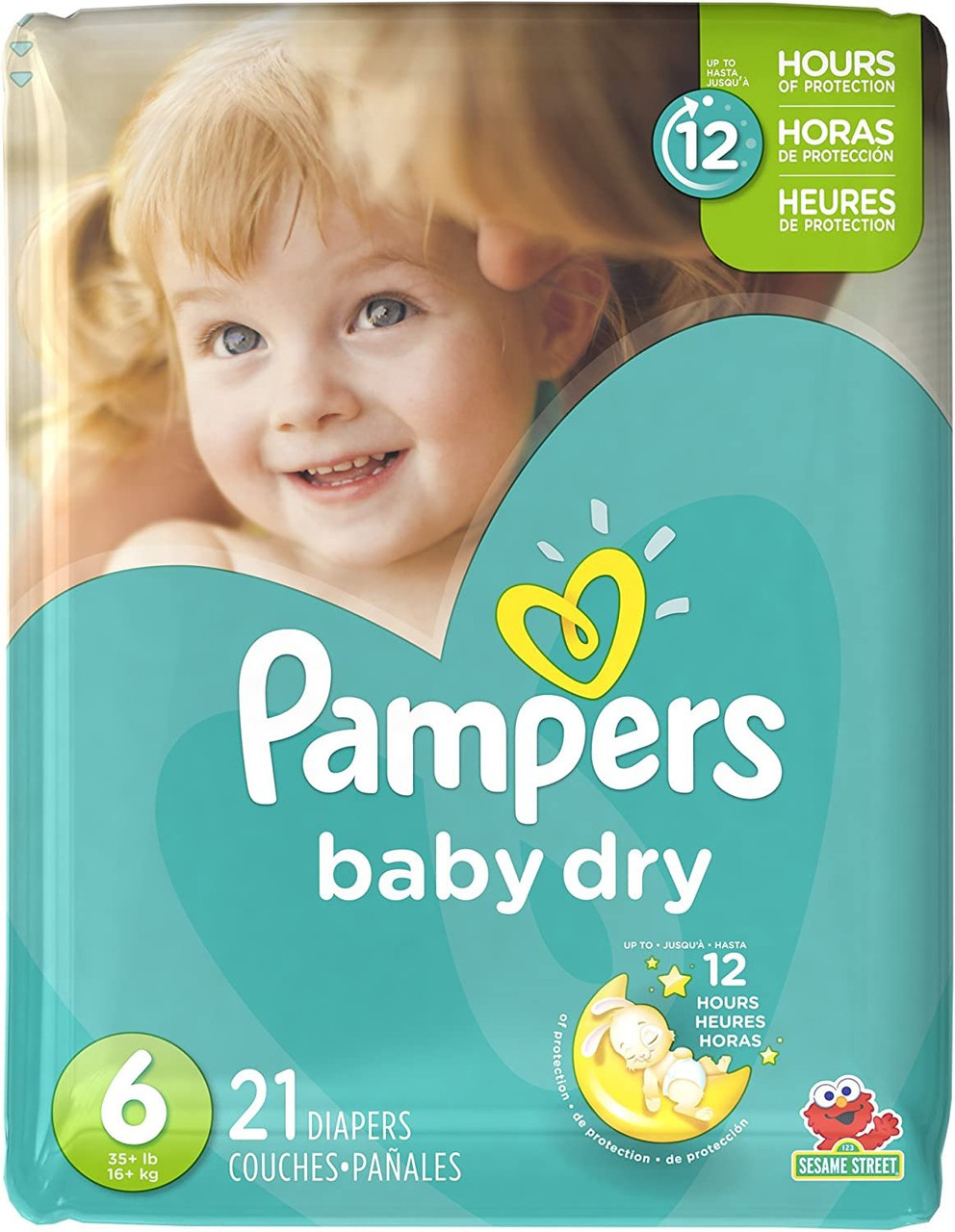 Portaal tafel capsule Pampers Baby Dry Diapers Size 6 Jumbo Pack 21 Count, (Pack of 4) (Packaging  & Prints May Vary) - Name Brand Overstock