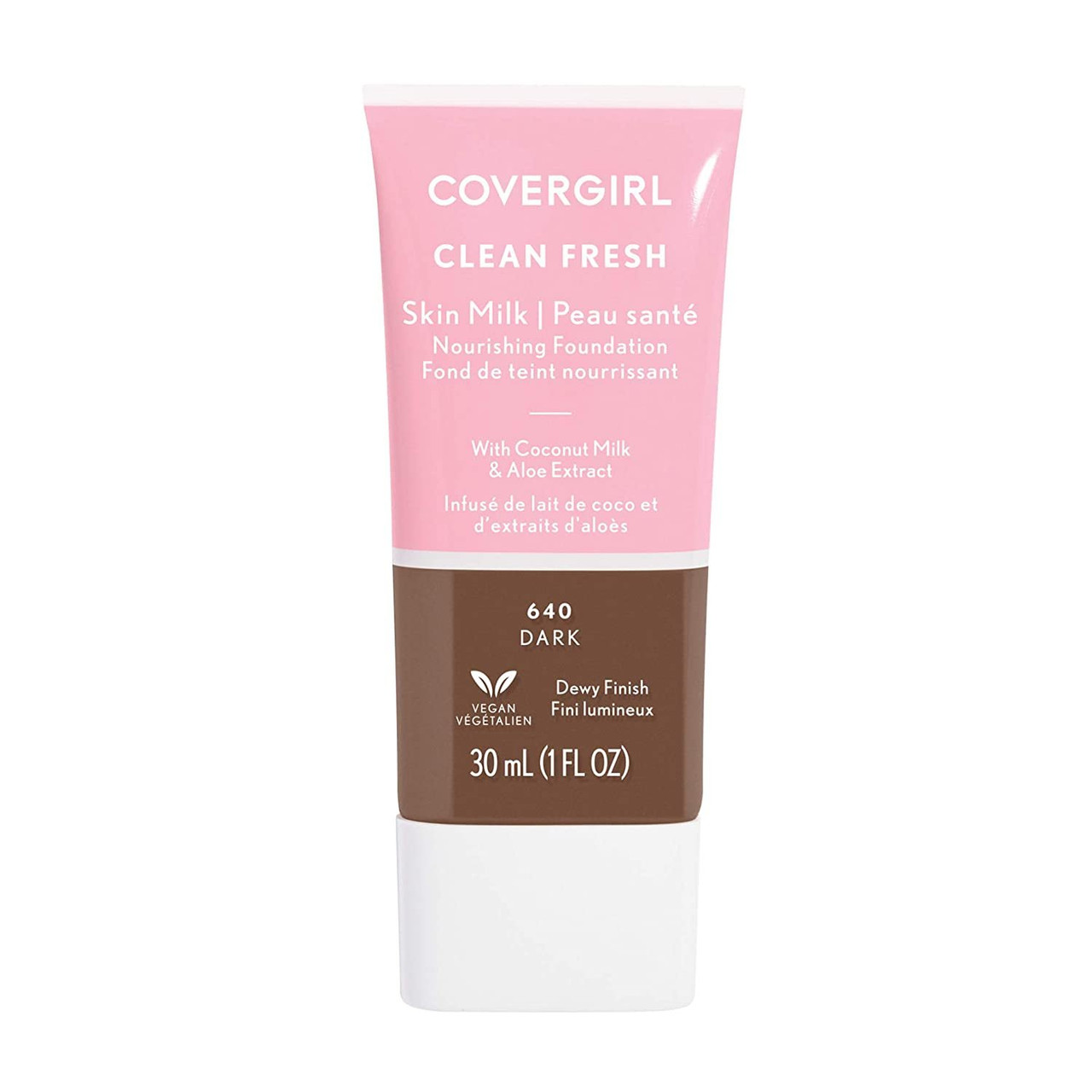 COVERGIRL, Clean Fresh Skin Milk Foundation, Dark, 1 Count - Name