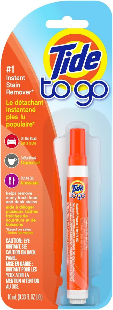 Tide Stain Remover for Clothes, Tide To Go Pen, Instant Spot Remover for  Clothes, Travel & Pocket Size, 1 Count - Name Brand Overstock