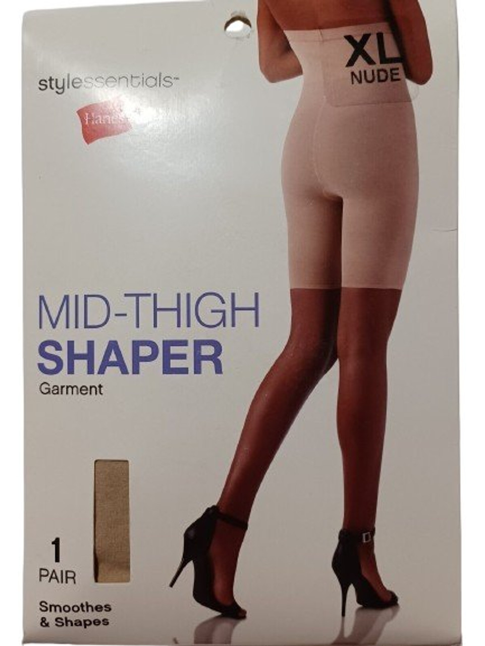 Style Essentials by Hanes Regular Top Pantyhose Reinforced Toe 2