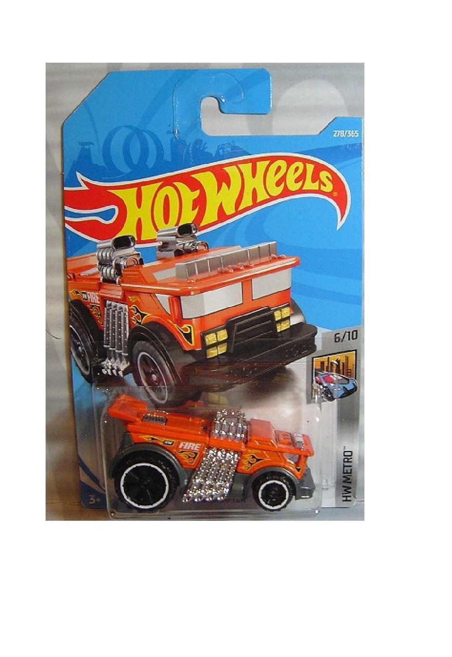 Hot Wheels Mattel 2018 Hw Metro - Backdrafter (Orange) 278/365