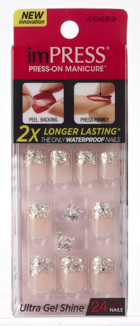 imPRESS Press on Nails, One Shine Day, 24 count