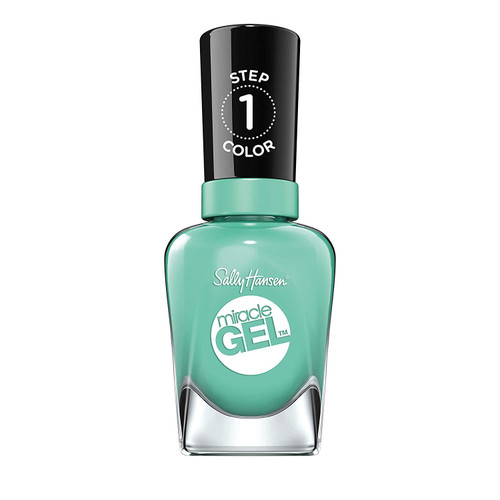 Sally Hansen Miracle Gel Nail Polish, Prince Char-Mint, Pack of 1